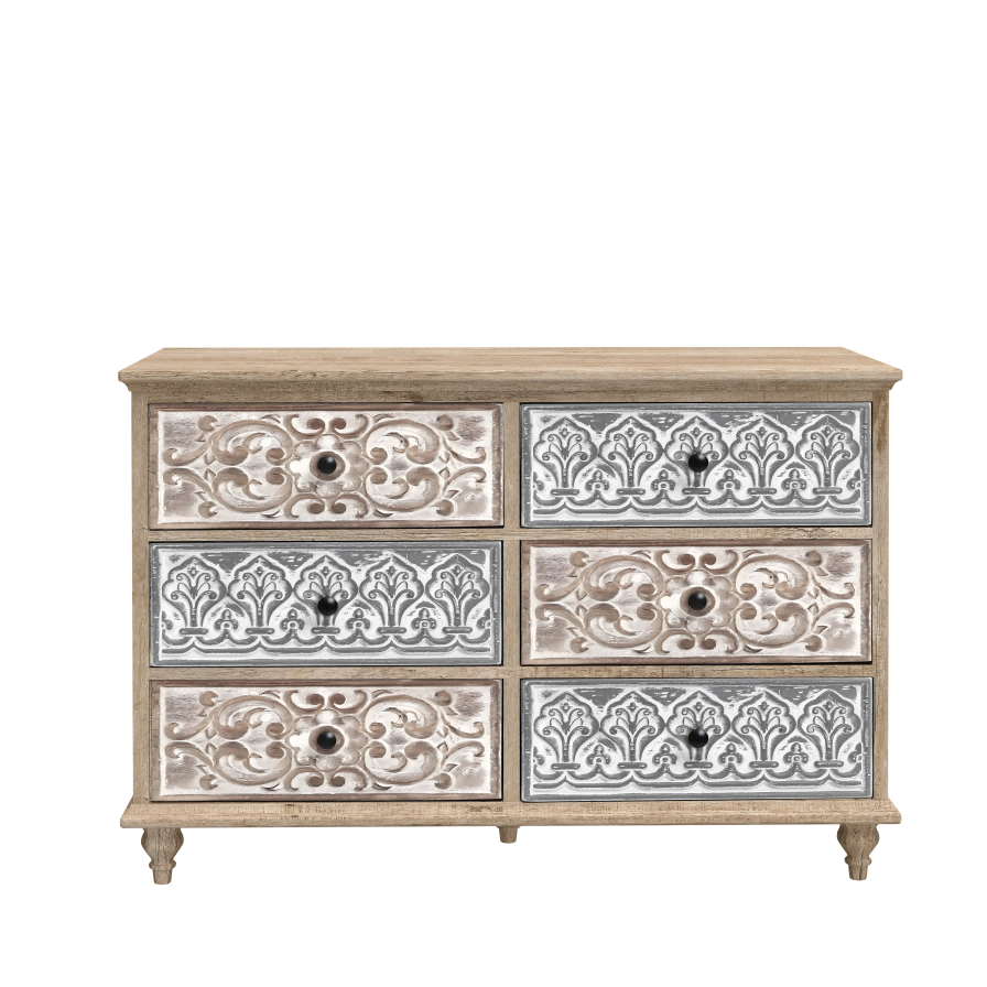Arcade Filigree 6-Drawer Cabinet